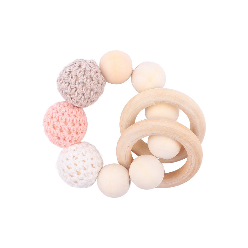 Wholesale DIY Yarn Ball Baby Teether Pacifier Chain